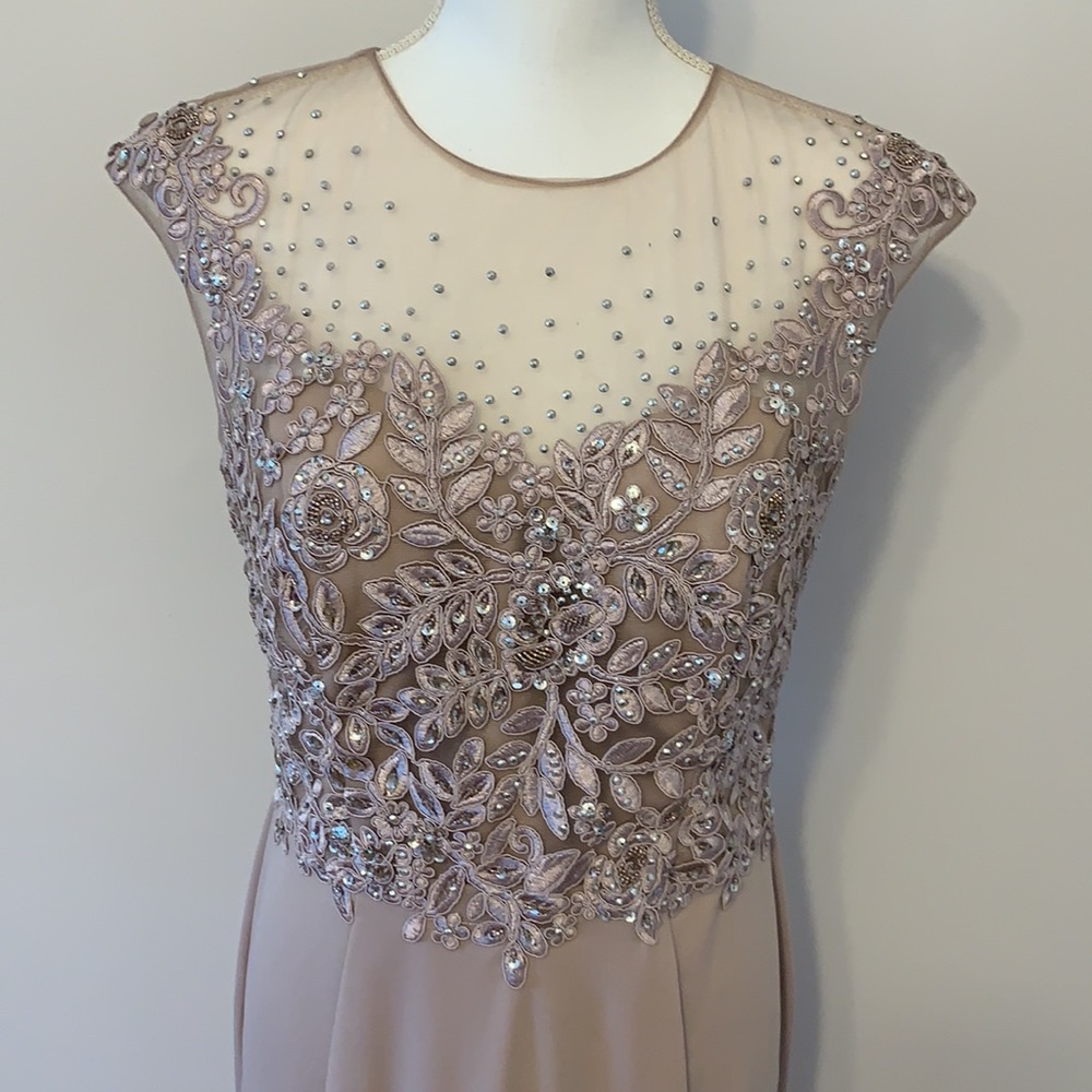 BHLDN Gorgeous evening gown blush pink 8
